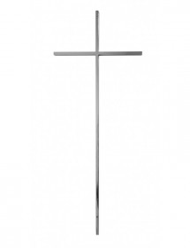 Croix fine sans christ argent