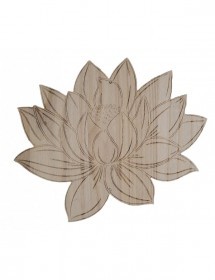 Fleur de Lotus en bois